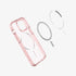 ACS03210 - iPhone 13 Pro Max Case Ultra Hybrid Mag Safe Compatible in white showing the back